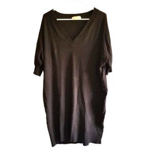 Michael Kors Black Short Sleeve Sweater Dress